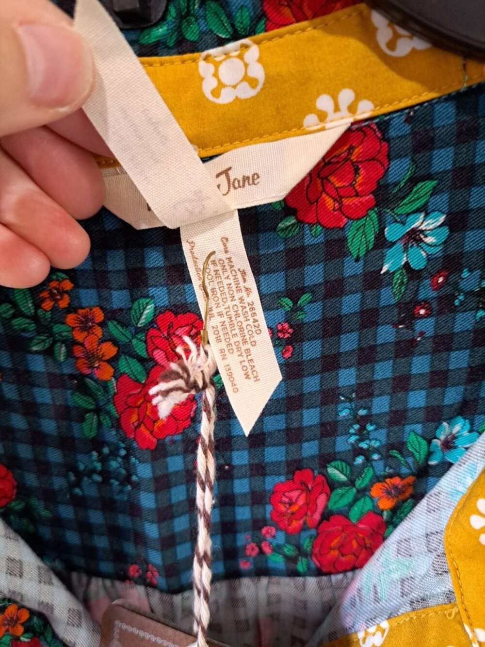 NEW Matilda Jane Choose Your Path Fa La La Button Down Dress Womens XS READ - Picture 3 of 12